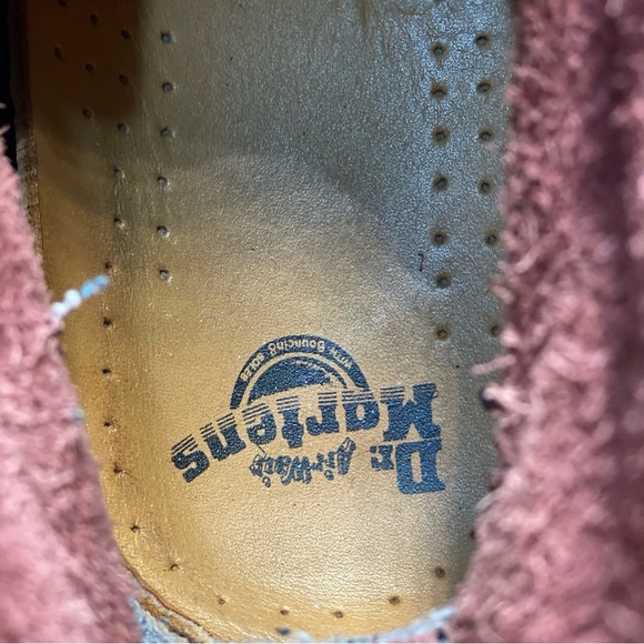 Womens Doc Dr Martens 1460 8 Hole Cherry Red Combat Boots US 5 Y2K Goth Punk - Picture 14 of 14